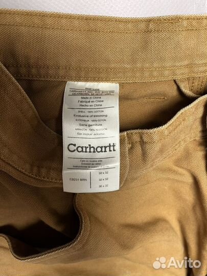Carhartt Cargo Duck Tech широкие штаны оригинал
