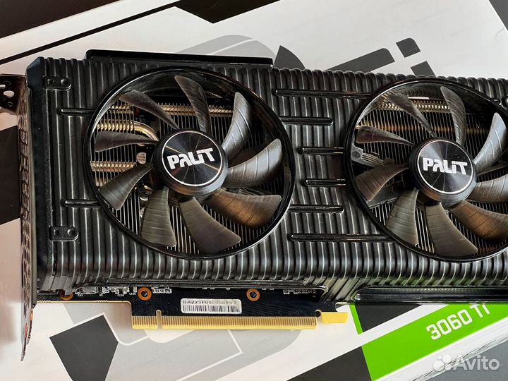 Видеокарта Palit Geforce RTX 3060 Ti Dual 8 Gb