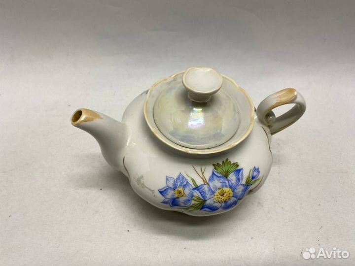 Чайник заварочный фарфор перламутр