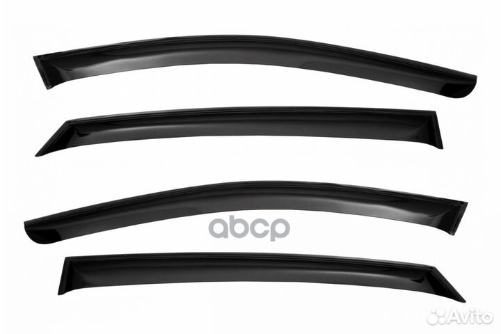 Дефлектор окон (накладной скотч 3М) 4 шт. chery