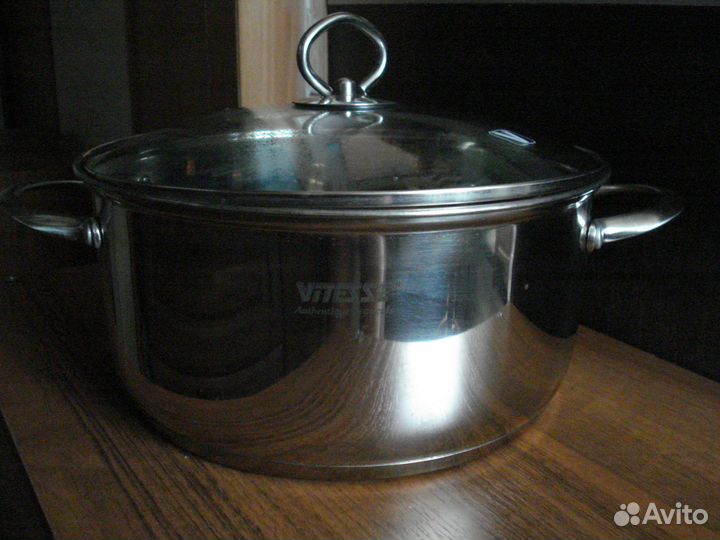 Кувшин, чайник, сахарницы, кастрюля нерж. и др