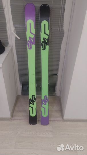 Горные лыжи твинтип twintip K2 169см с креплением