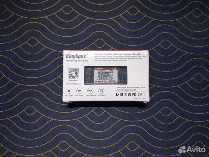 SSD M2 NVMe Kingspec NE-1TB 1тб, M.2 2280