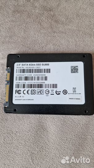 Жесткий диск SSD adata SU800 128Gb