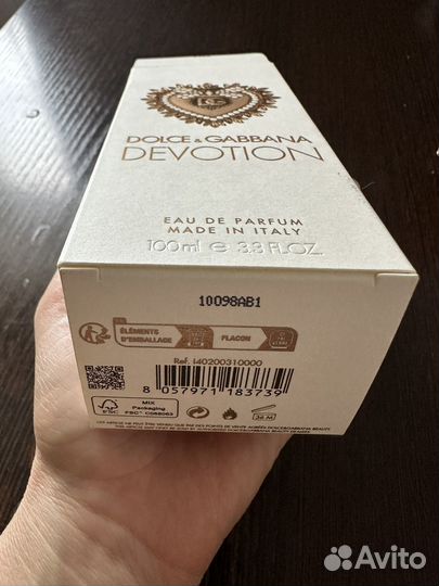 Женская парфюмерия D&G Devotion