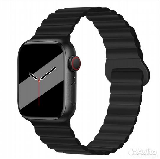Магнитный силиконовый ремешок Apple Watch