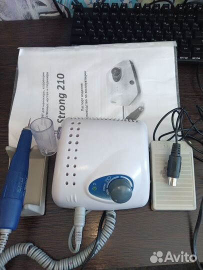 Аппарат для маникюра strong 210, гель-лаки и тд