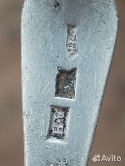 Чайные ложки серебро 84 пробы