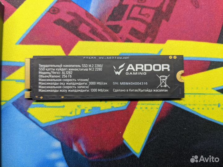 M.2 NVMe 256 гб Ardor Gaming Ally