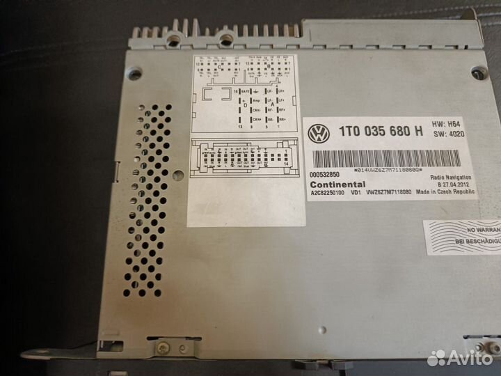 Магнитола VW RNS 510
