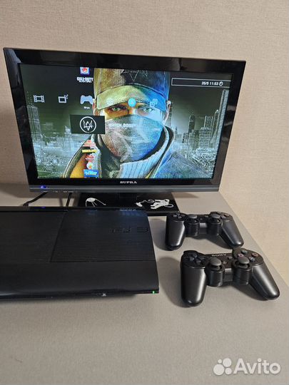 Sony Playstation 3 super slim Hen 500гб + 51 игра