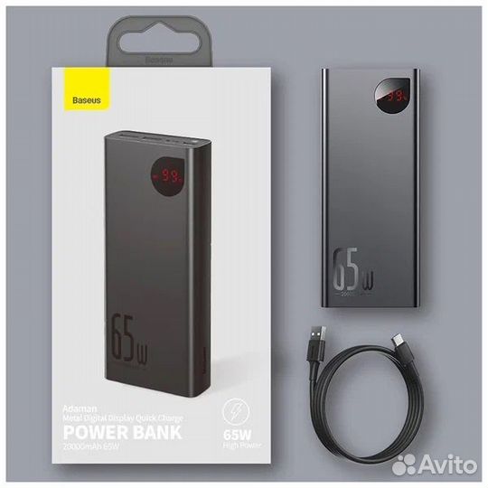 Powerbank Baseus Adaman 20000mAh 65W