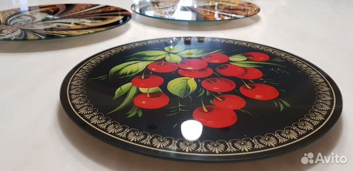 Вращающееся блюдо,поднос, тортница с лопаткой