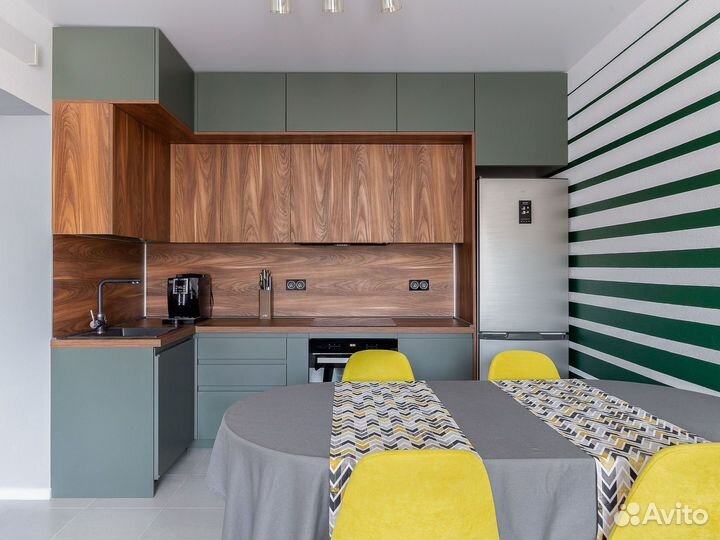 Кухня с антресолями под проект с доставкой