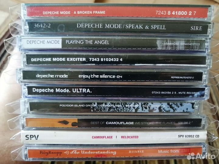 Cd диски Depeche mode, Camouflage и другие