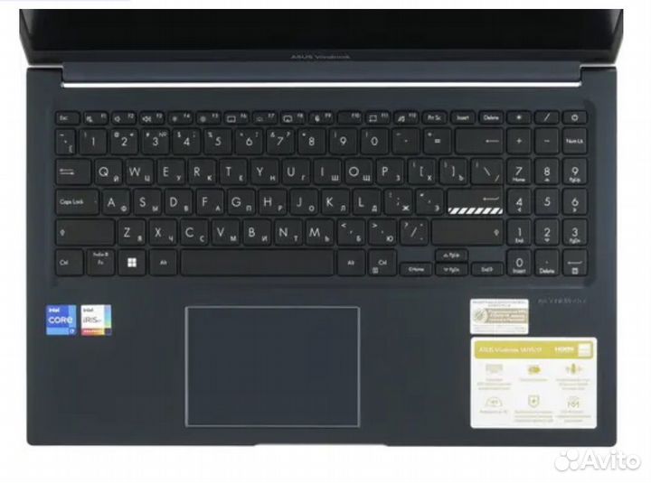 Ноутбук Asus x15 2024 i5-12gen/16GB/512GB