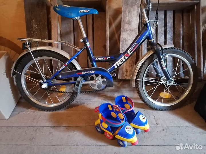 Детский велосипед бу 16