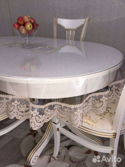 Скатерть из гибкого стекла, силиконовая