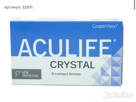 Контактные линзы aculife crystal (6 линз)