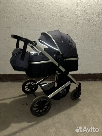Коляска трансформер 2 в 1 с сумкой для мамы