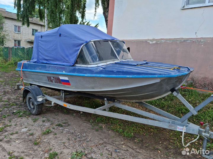 Казанка 5м4 с мотором и телегой