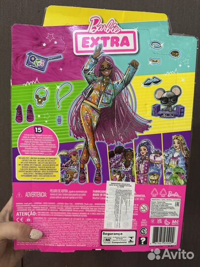 Barbie extra с розовыми косичками GXF09