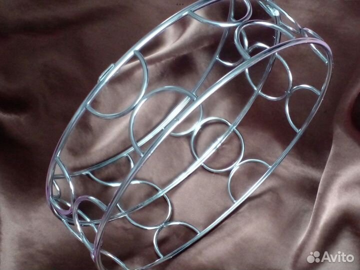 Поднос декоративный с зеркалом