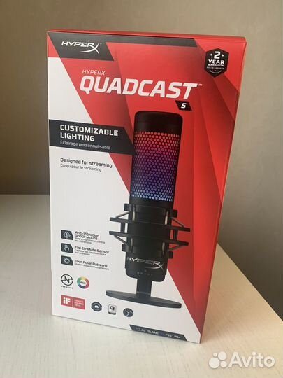 Микрофон hyper X quadcast S