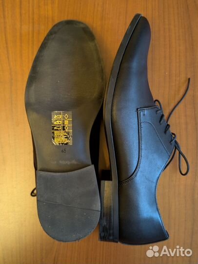 Туфли мужские 45 размер черные H&M