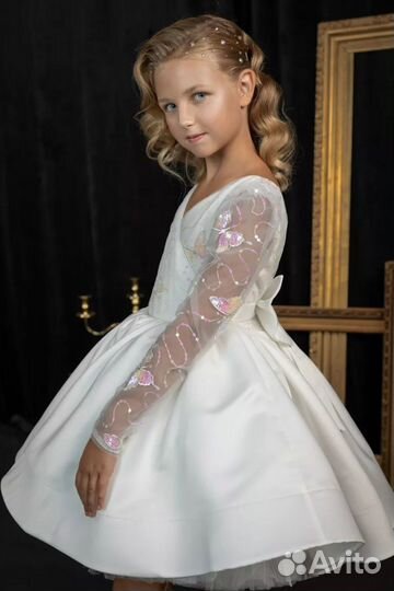 Платье для девочки 128-134
