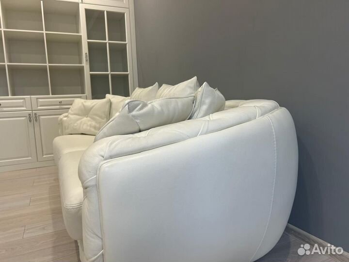 Диван раскладной Rilotti. Натуральная кожа(Италия)