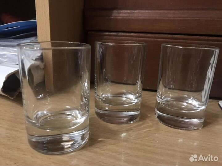 Рюмки стопки стеклянные