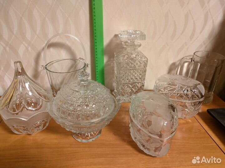 Хрусталь. вазочки С крышками