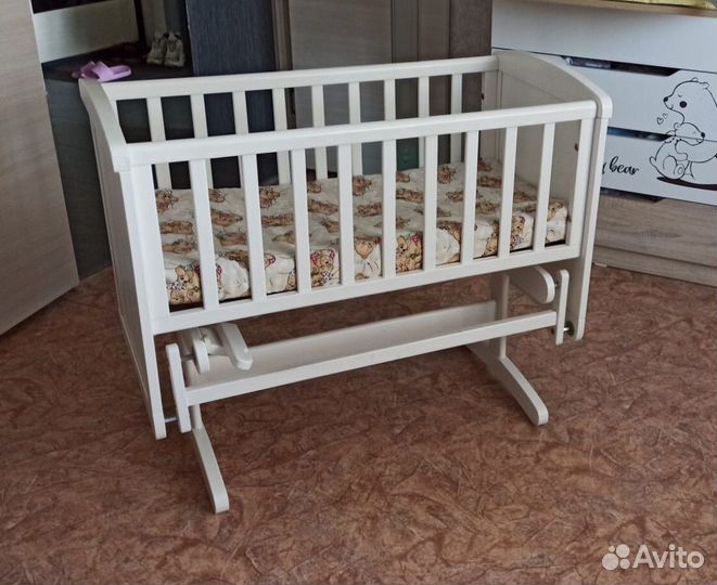 Колыбель кроватка с маятником Mothercare Deluxe