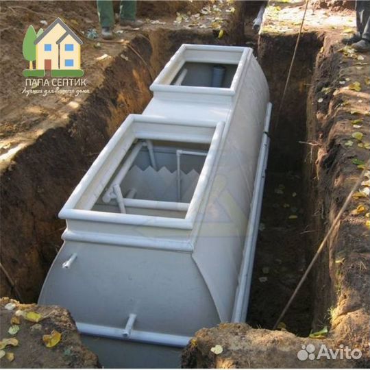 Септик с установкой за 1 день