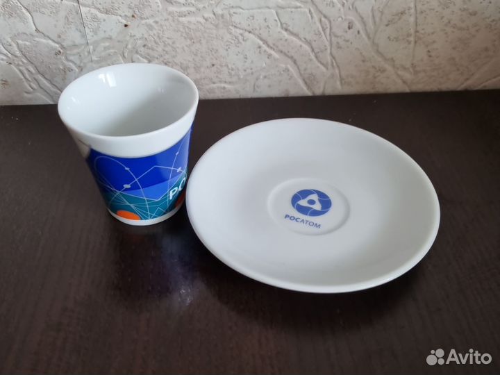 Чашка кофейная Росатом (мерч)