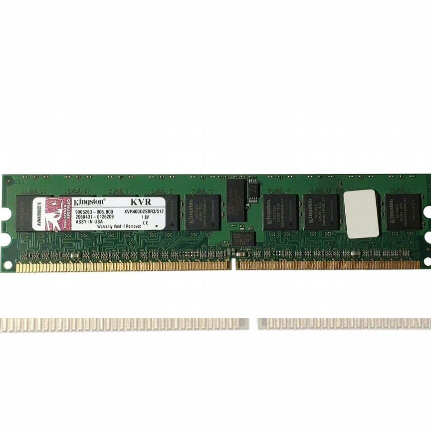 [KVR400D2S8R3/512] Оперативная Память Kingston 512mb Kvr400d2s8r3/512