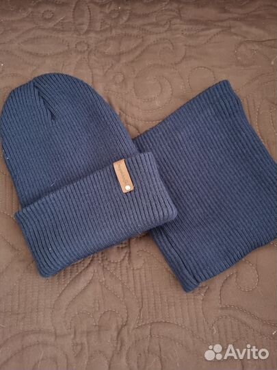 Шапка и снуд для мальчика весна