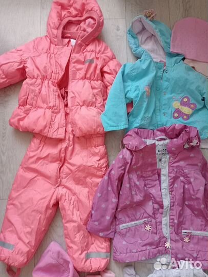 Вещи пакетом для девочки 74 80