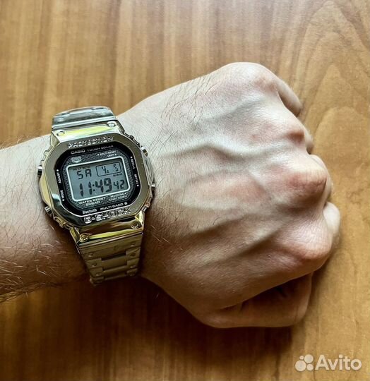 Часы Casio G-Shock премиум качество новые серебро