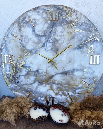 Часы из эпоксидной смолы