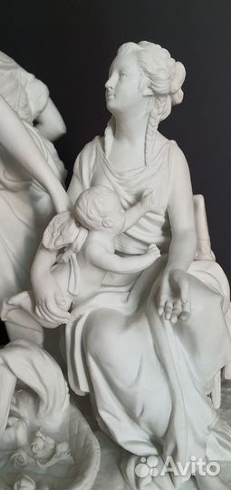 Фарфоровая композиция, Франция 19век