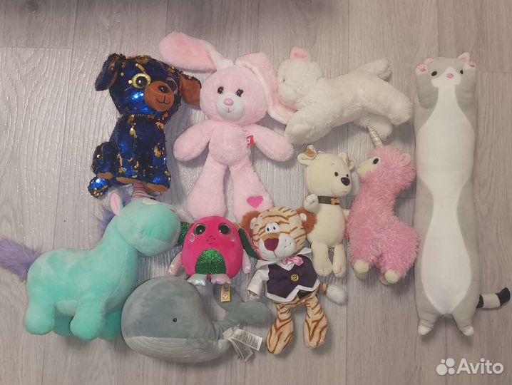 Мягкие игрушки, цены в описании