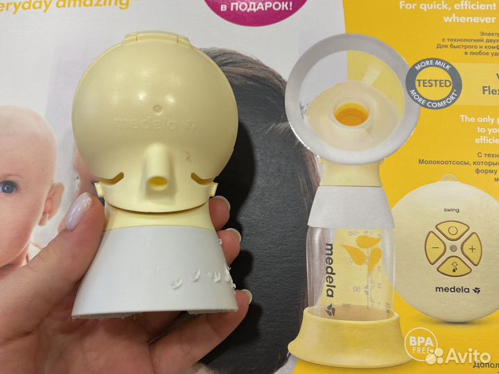 Молокоотсос электрический medela swing flex