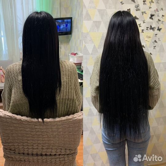 Наращивание биопротеиновых волос