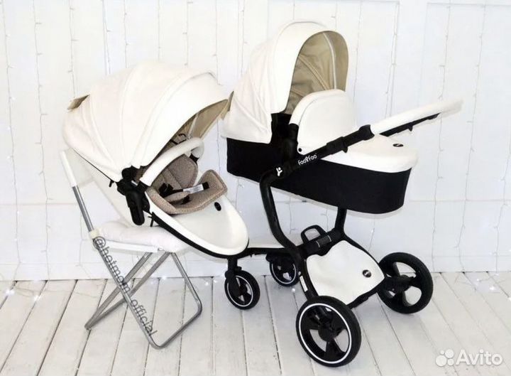 Коляска 2 в 1 Foofoo Vinng