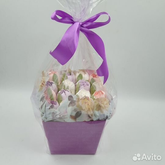 Тюльпаны из зефира