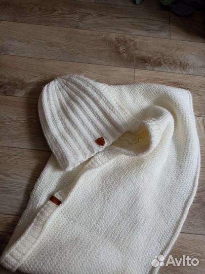 Шапка со снудом зима