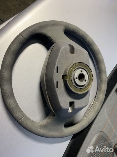 Кожаный руль хендай акцент