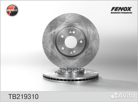 Диск тормозной TB219310 fenox